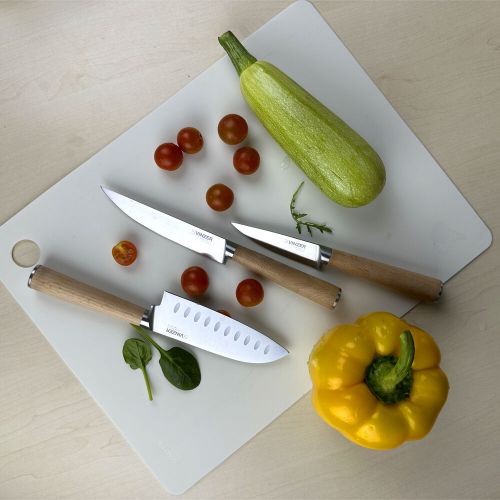 Нож Сантоку VINZER Natura line 12 см (50612) - фото 11