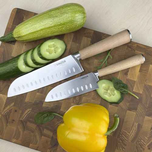 Нож Сантоку VINZER Natura line 17 см (50613) - фото 7