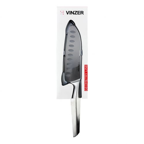 Ніж Santoku VINZER Geometry line 12.7 см (50293) - фото 4
