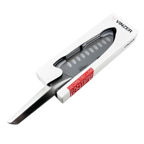 Ніж Santoku VINZER Geometry line 12.7 см (50293) - фото 5