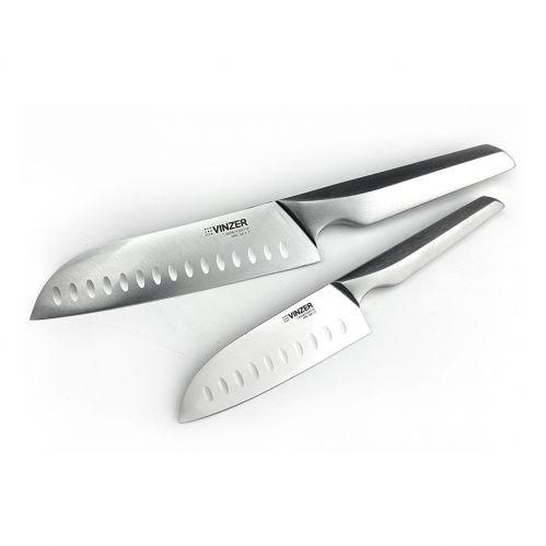 Нож Santoku VINZER Geometry line, 17,8 см. (89294) - фото 6