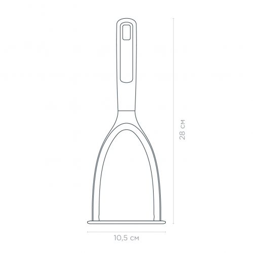 Картоплям'ялка VINZER Sous-Chef 28 х 10,5 см. (50689) - фото 2