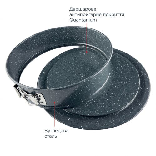 Форма для випікання роз'ємна кругла VINZER Dolci Line 24 см. (50786) - фото 5