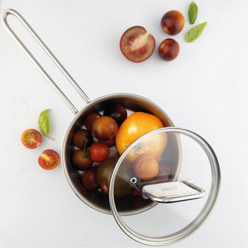 Сотейник с крышкой VINZER Glossy 16 см 1.5 л (50042) - фото 11