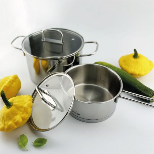 Сотейник с крышкой VINZER Glossy 16 см 1.5 л (50042) - фото 13