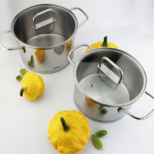Кастрюля с крышкой VINZER Glossy 18 см 2.7 л (50043) - фото 11