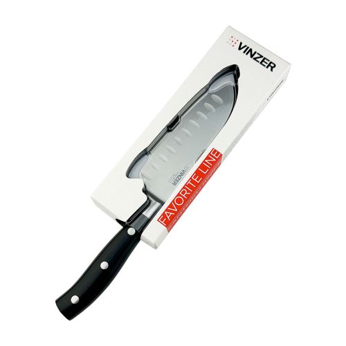Нож Santoku VINZER Favorite line 12,6 см (50620) - фото 5