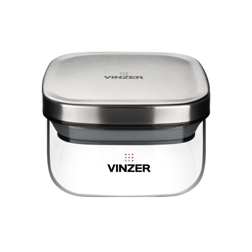 Ємність для зберігання продуктів скляна VINZER 0,3л. (50743) - фото 2