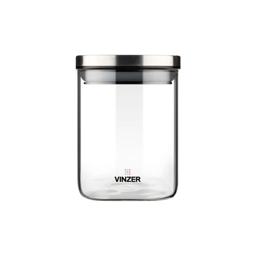 Ємність для зберігання продуктів скляна VINZER 0,9 л (50745) - фото 1