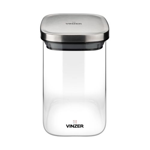 Ємність для зберігання продуктів скляна VINZER 1,1 л (50746) - фото 2