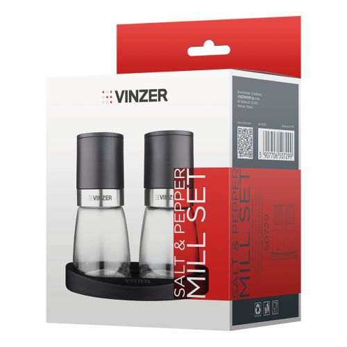 Набор мельниц для соли и перца VINZER (50729) - фото 5
